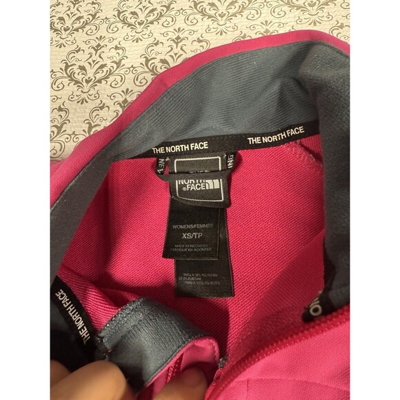 North Face Jacket Womens XS Pink Softshell TNF Apex Windbreaker Zip Pockets - Picture 3 of 9